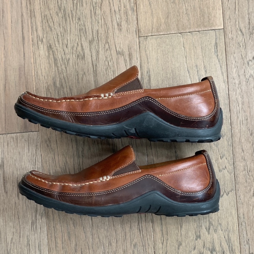 Cole Haan C03559 Tucker Venetian Caramel Slip On Loafer Men's 8.5 - Picture 5 of 7